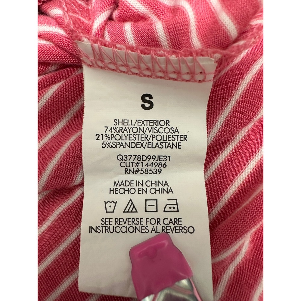 Speechless Kids Pink and White Striped Maxi Skirt Size Small - Picture 6 of 7